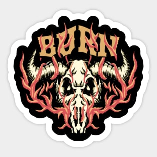 Burning Bulf Sticker